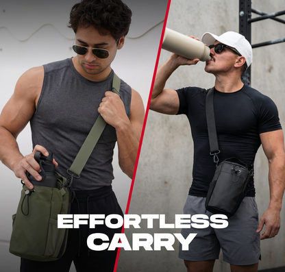 Magnetic Gym Bag for Men and Women - Sling Bottle With Magnetic Attachmment