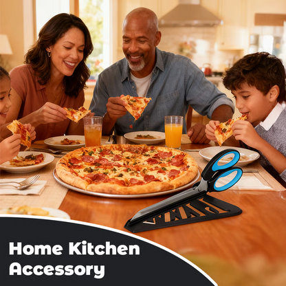Stainless Steel Pizza Scissors Kitchen Cutter Spatula
