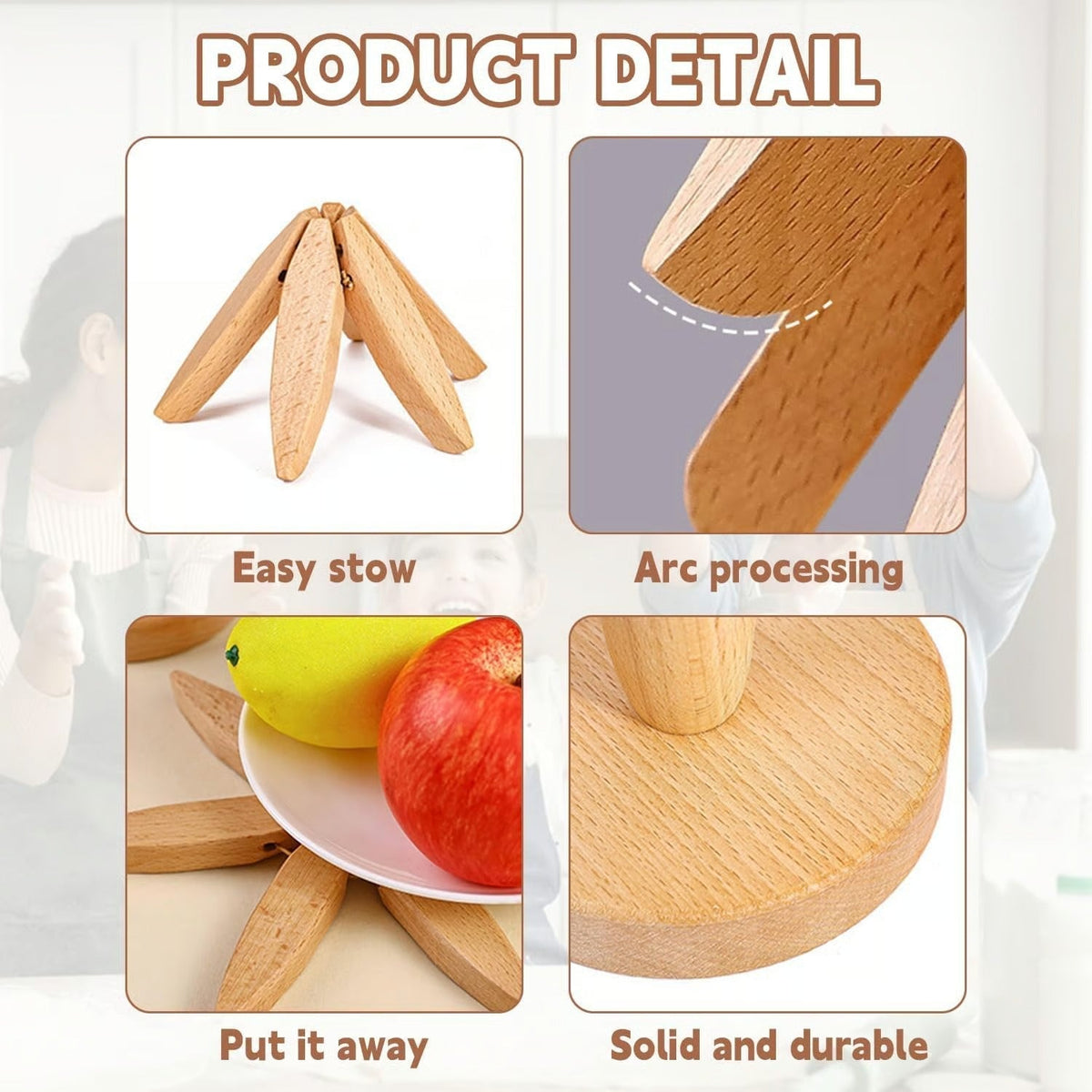 Artistic Walnut Tree Table Mat