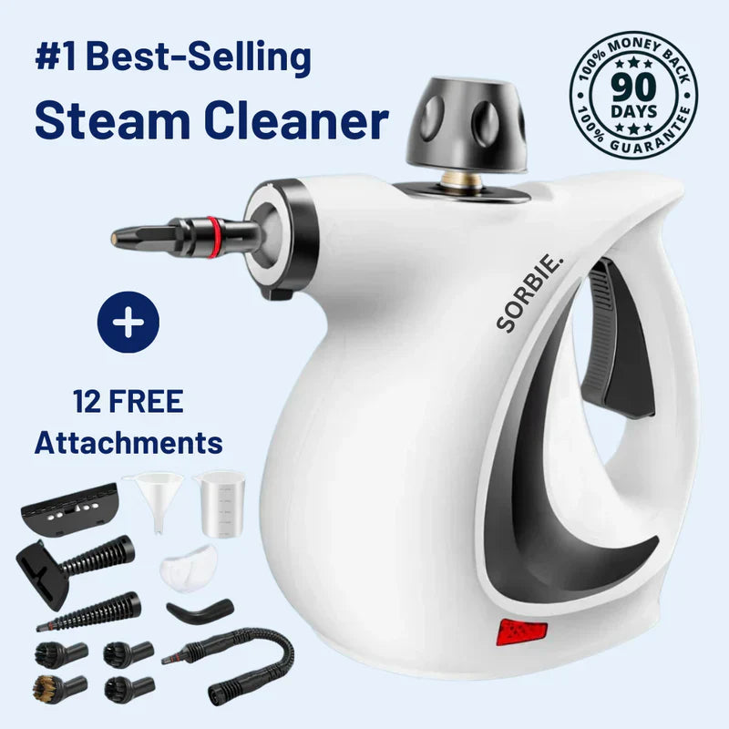 ⏳LAST DAY SALE 50% OFF!!🔥Pressurized Handheld Multi-Surface Natural Steam Cleaner with 12 pcs Accessories