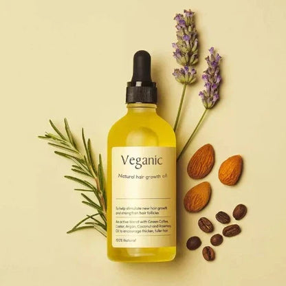Veganic: Your natural oil treatment for hair growth.