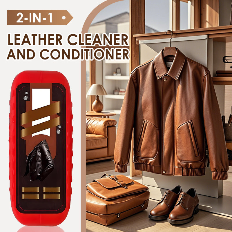🔥Hot Sale🔥2-in-1 Leather Cleaner and Conditioner
