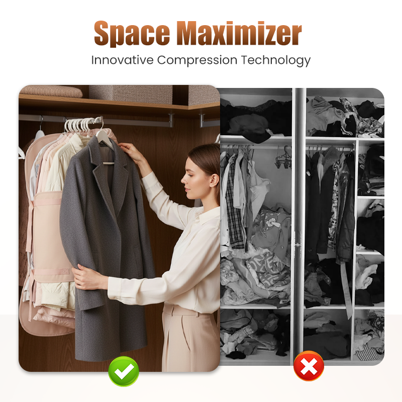 Dust-Proof Compression Clothing Cover for Wardrobes