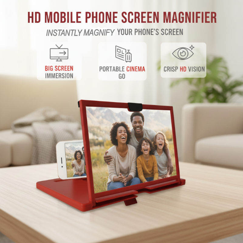  Make Screen “Bigger” | HD Phone Magnifier for Easier Viewing🎬✨