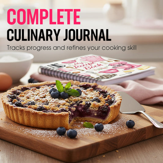 🏆 Last Day Special Price £9.79 !104 Sheets Notebook for Recipes