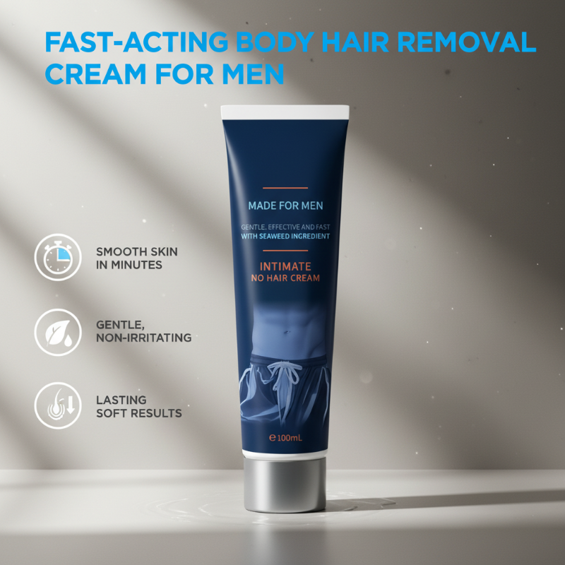 Fast-Acting Body Hair Removal Cream for Men
