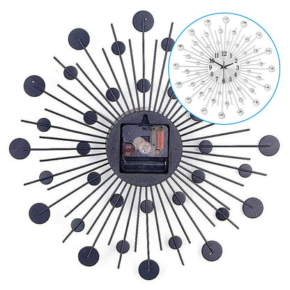 ✨ 62% OFF NOW! 🕰️ Rhinestone Wall Clock – Silent Movement, Sparkling Design & Elegant Home Decor 💎