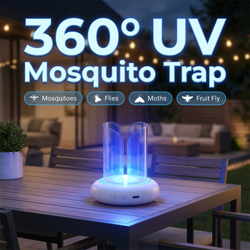 360° UV LED Mosquito & Fly Trap Lamp